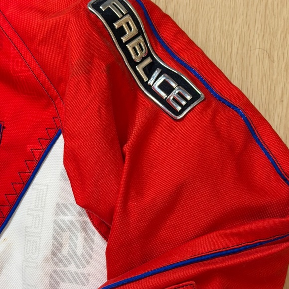 Vintage Fablice Red &White Jacket. - Picture 2 of 5